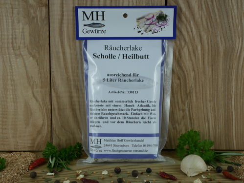 Räucherlake Scholle / Heilbutt 300g
